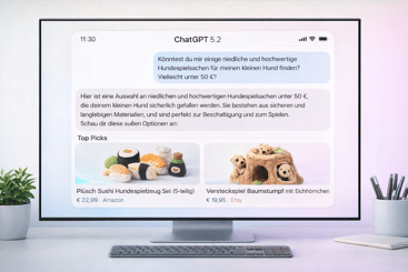 ChatGPT Shopping mit Produktempfehlungen