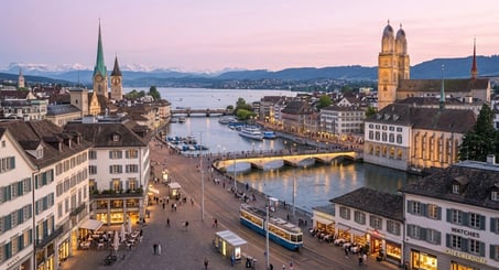 Stadt in der Schweiz